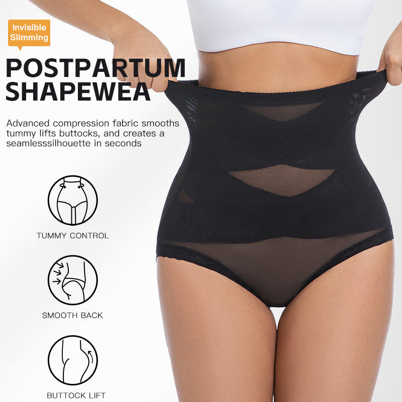 Seamless Underwear Women - 女性用ハイウエストお腹引き締めシェイプウェアショーツ ヒップアップ ボディシェイピング下着 シームレス ヒップアップ スリミングパンティー