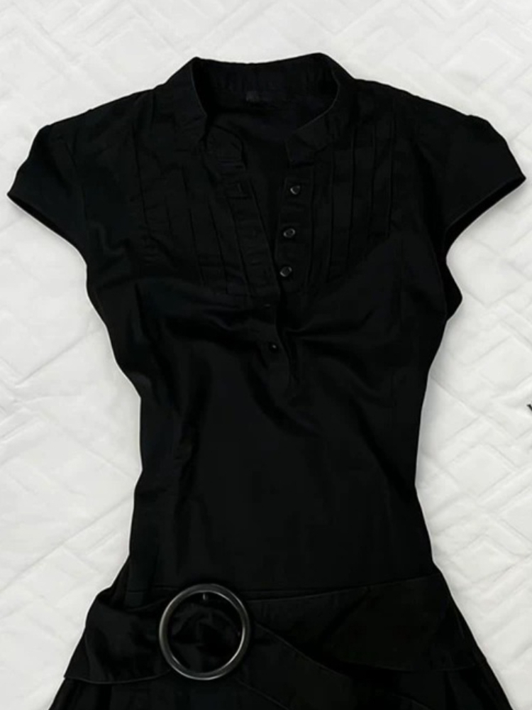 ヴィンテージスタイル黒スリムフィットパーティードレス女性新し - Corset Waist Cinch のレビューと価格