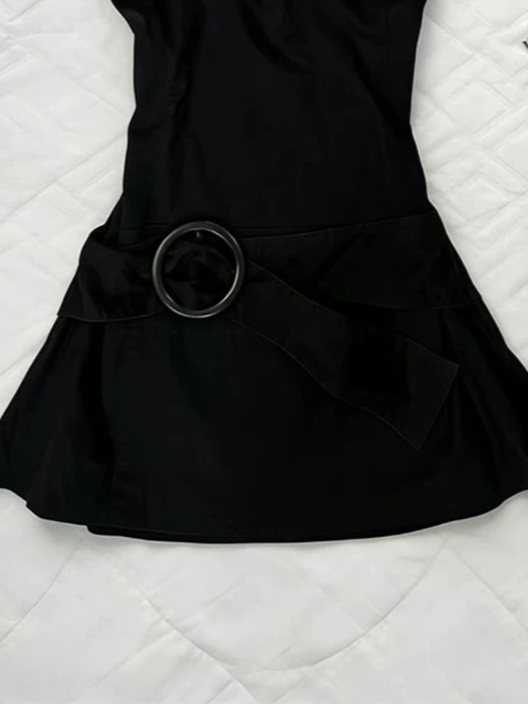 ヴィンテージスタイル黒スリムフィットパーティードレス女性新し - Corset Waist Cinch のレビューと価格