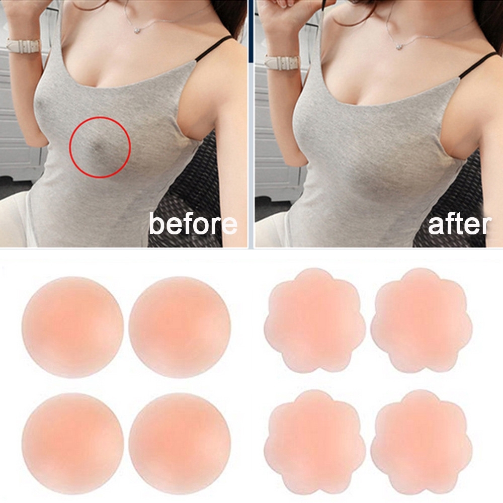 6/12個入り 目に見えない粘着式チェストパッド 再利用可能 - Silicone Bra Adhesive のレビューと価格